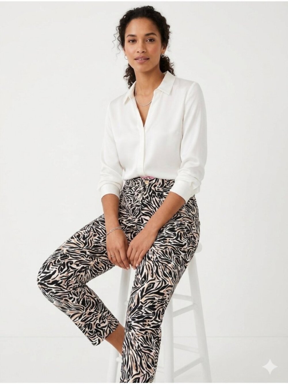 Lilly Pulitzer Women’s Kelly Stretch Pant Onyx Can You Zee Me Size 16